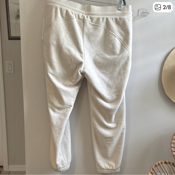 Athleta Cream Ribbed Pants - Picture 2 of 6